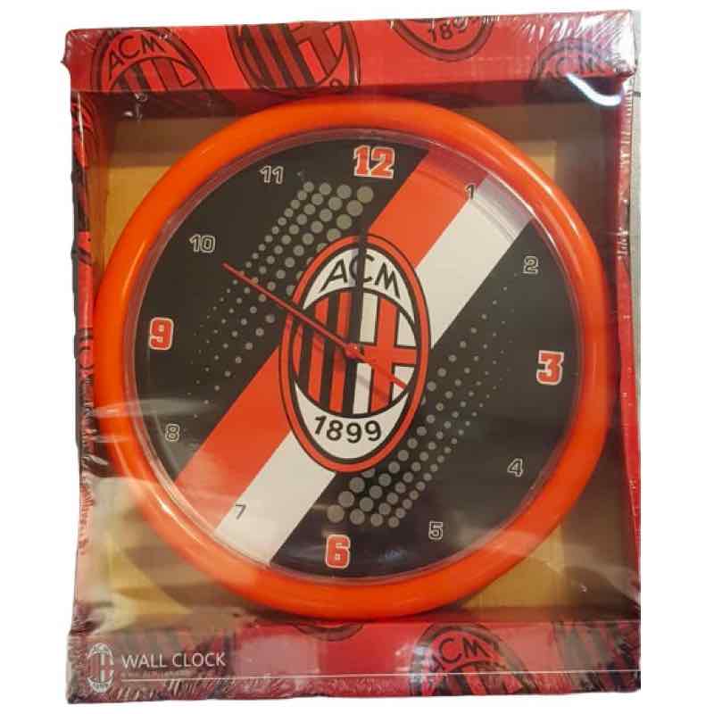 AC Milan Muurklok Stripes 