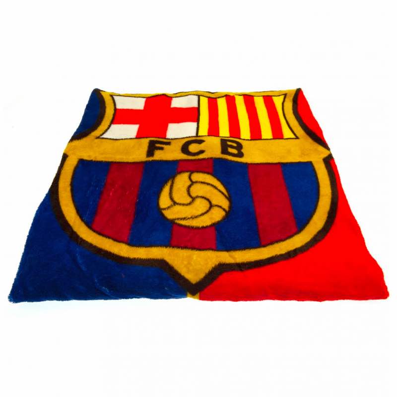 Barcelona Fleece Blanket Clublogo 