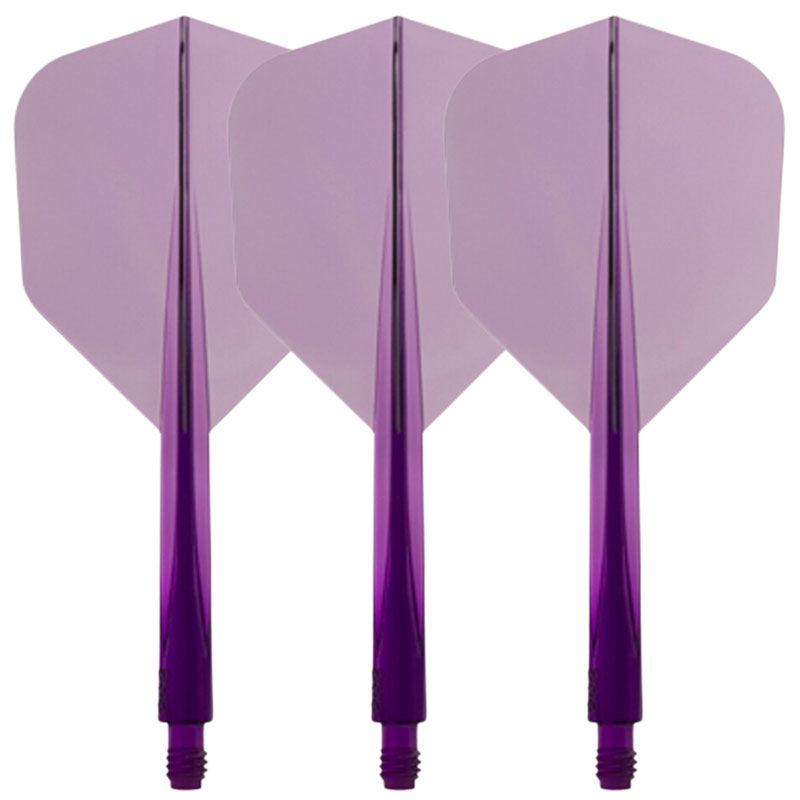 Condor Axe - Plain Color - Clear Purple - Small - Dart Flight System 