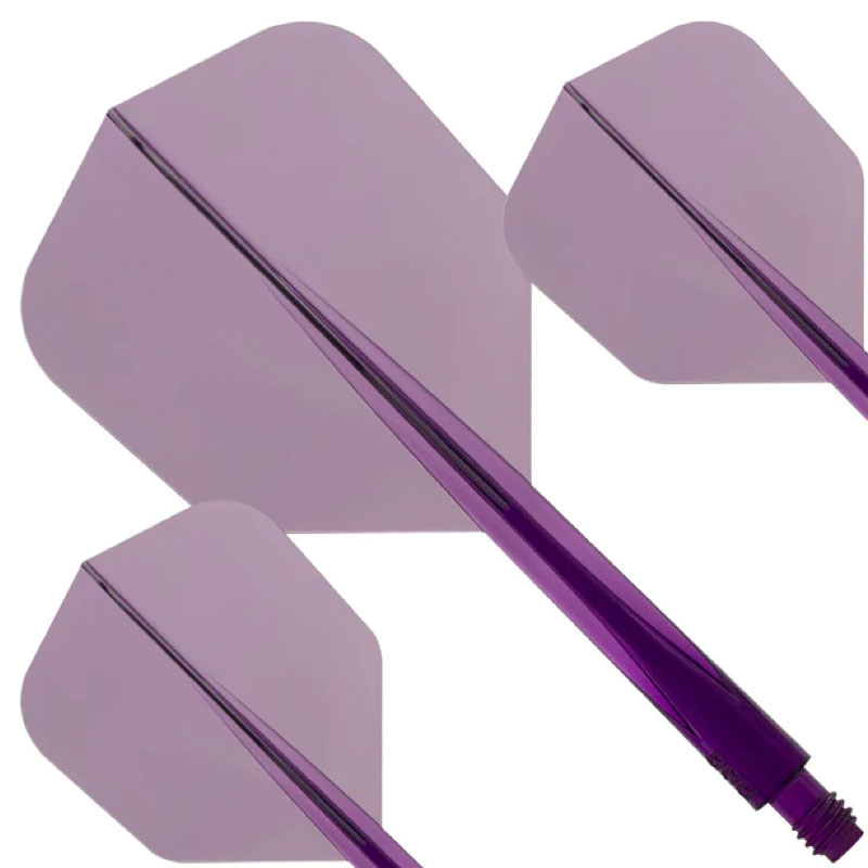 Condor Axe - Plain Color - Clear Purple - Small - Dart Flight System 