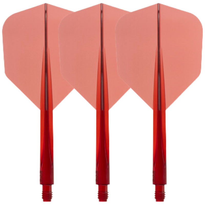 Condor Axe - Plain Color - Clear Red - Small - Dart Flight System 
