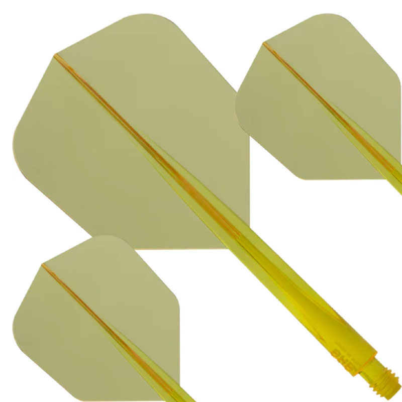 Condor Axe - Plain Color - Clear Yellow - Small - Dart Flight System 