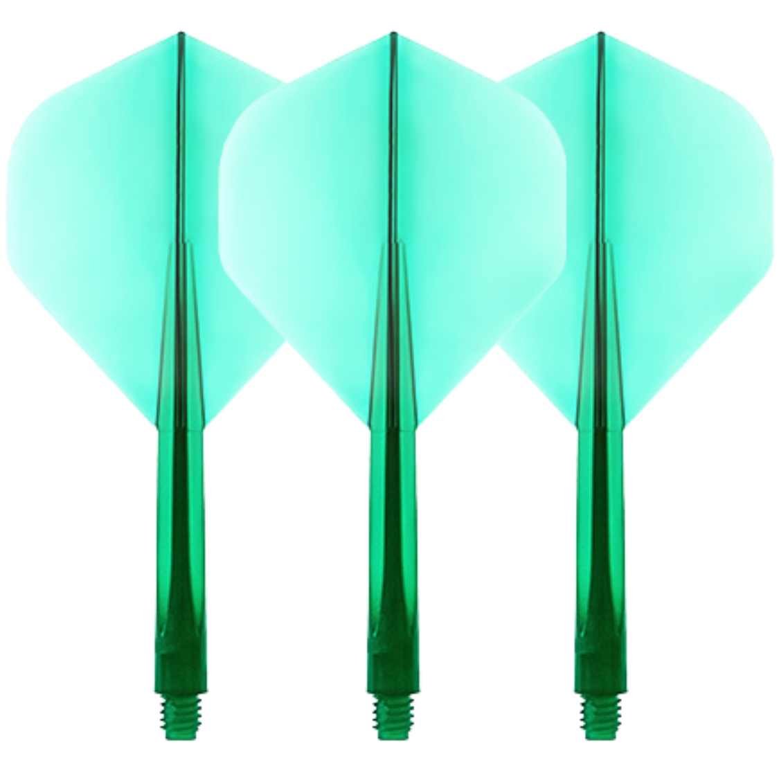 Condor Zero Stress - Plain - Clear Green - Standard - Dart Flight 