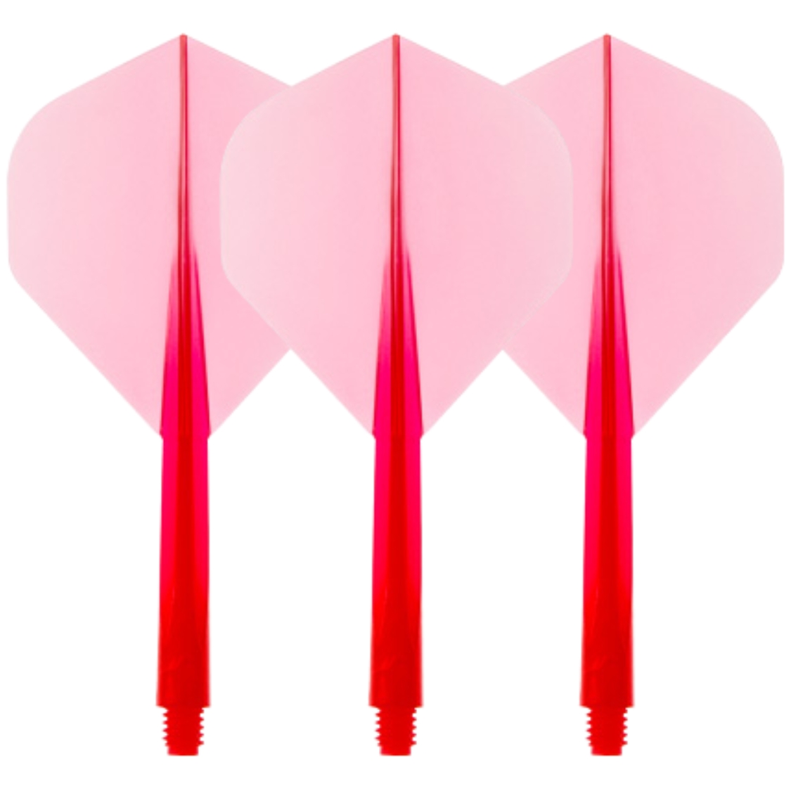 Condor Zero Stress - Plain - Clear Red - Standard - Dart Flight 