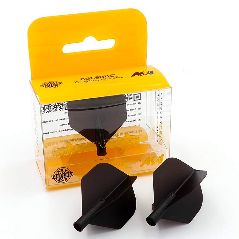 Cuesoul - Tero Dart Flight System AK4 - Standard - Solid Black 