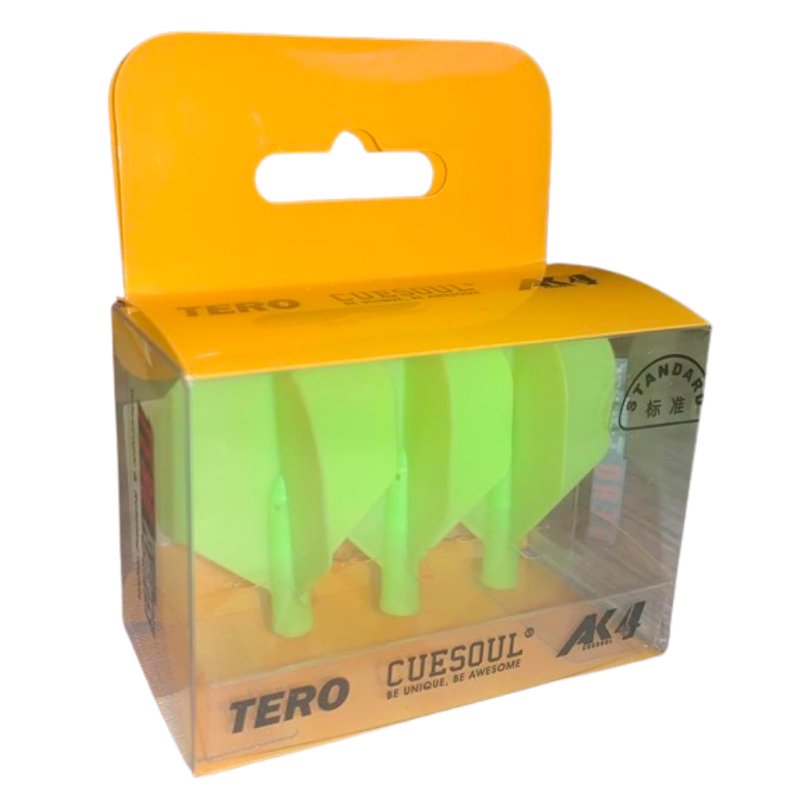 Cuesoul - Tero Dart Flight System AK4 - Standard - Solid Green 
