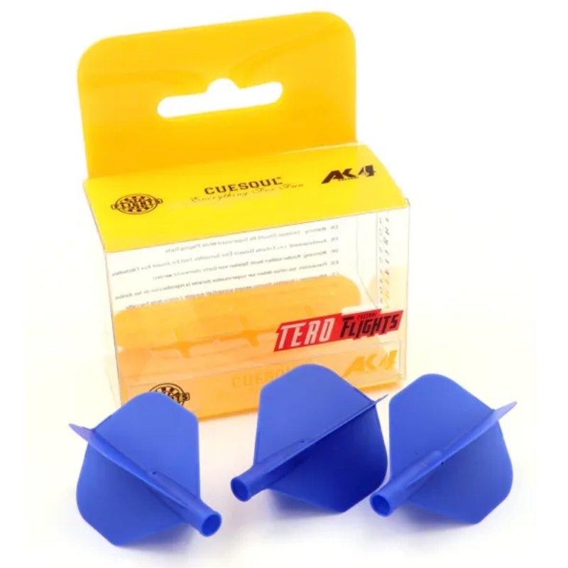 Cuesoul - Tero Dart Flight System AK4 - Standard - Solid Navy Blue 