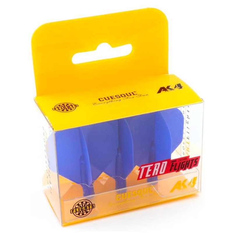 Cuesoul - Tero Dart Flight System AK4 - Standard - Solid Navy Blue 