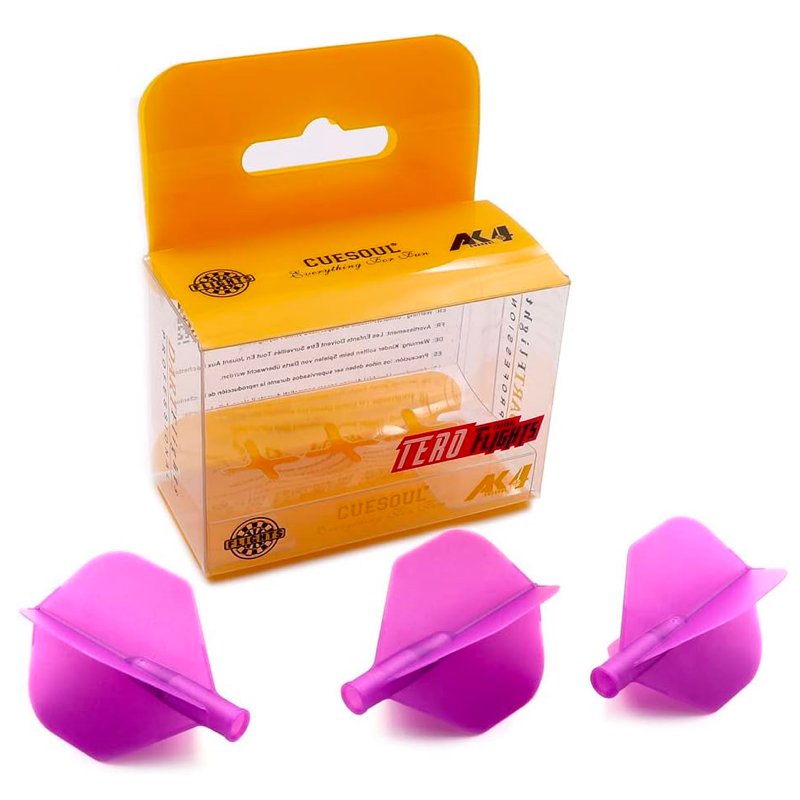Cuesoul - Tero Dart Flight System AK4 - Standard - Solid Purple 