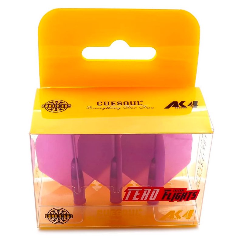 Cuesoul - Tero Dart Flight System AK4 - Standard - Solid Purple 