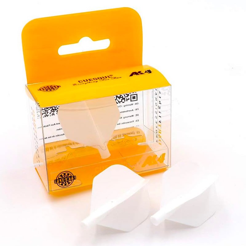 Cuesoul - Tero Dart Flight System AK4 - Standard - Solid White 