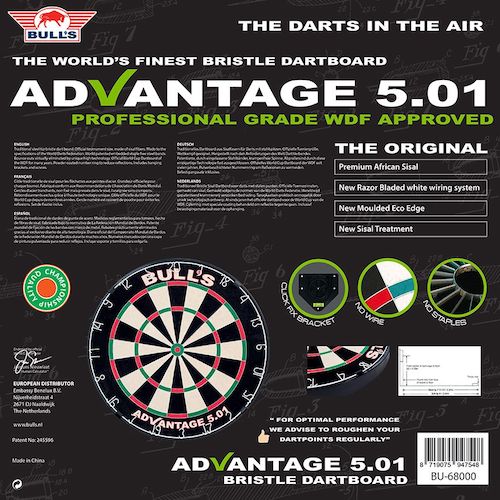 Dartboard Advantage 501 - Bulls 