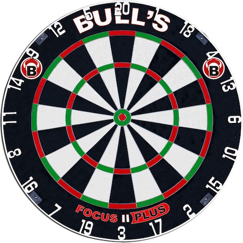 Dartboard Focus II Plus - Bulls GER 