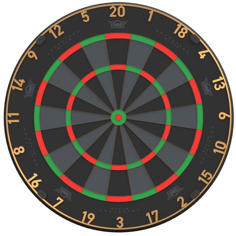 Bull's Advantage Black Dartboard 