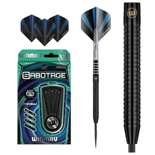 Steel Tip - Sabotage 90% Black - Winmau 