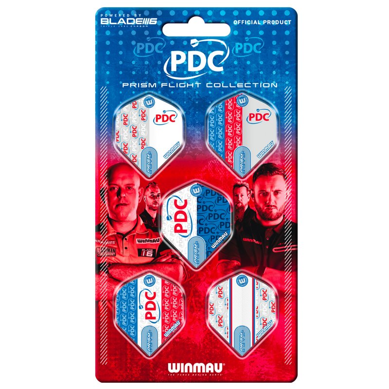 PDC Prism Flight Collection - 100mic - 5pack - Winmau 