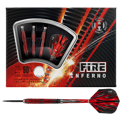 Steel Tip - Fire Inferno 90% - Harrows 