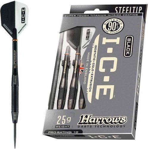 Steel Tip - Black Ice 90% - Harrows 