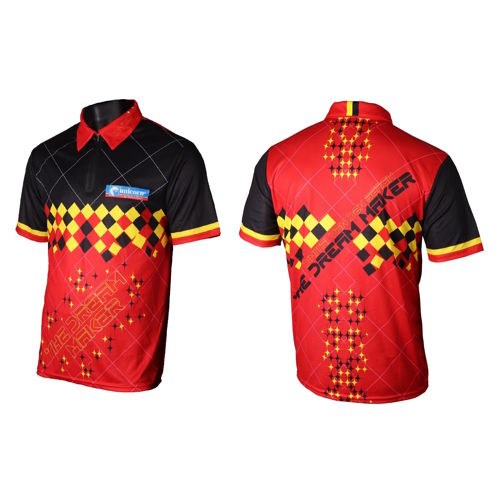 Dartsshirt Belgium - Dimitri Van Den Bergh - Unicorn 