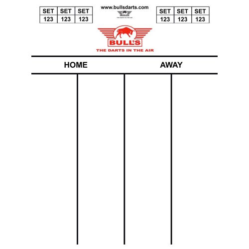 Bull's - Scorebord - Darttel Flex 60x44 cm.-501 