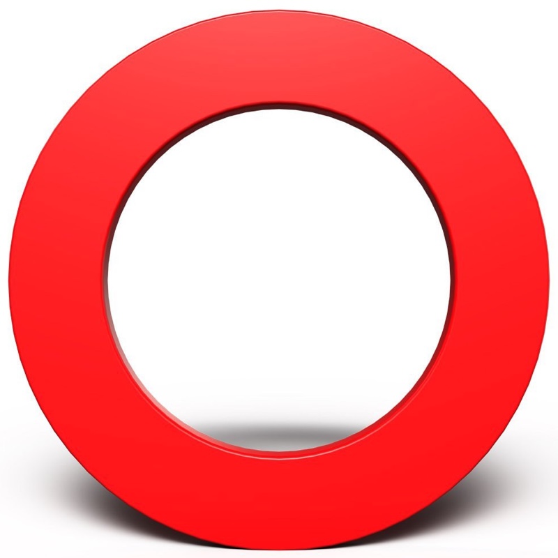 Surround Plain - Red - Bulls 