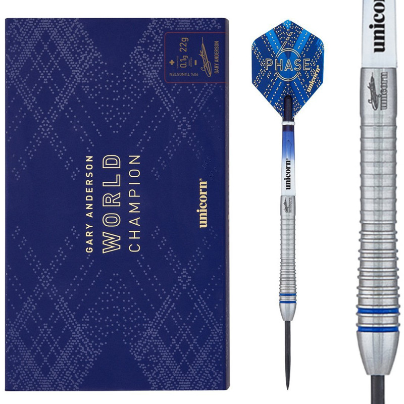 Steel Tip - Gary Anderson Phase 6 90% - Dartpijlen - Unicorn 