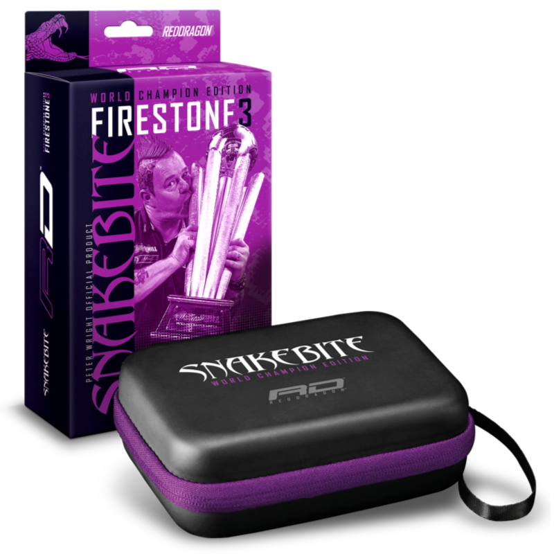 Darts Case Peter Wright Snakebite Firestone III - Red Dragon 