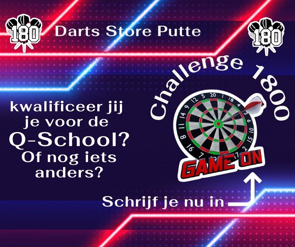 Info en rangschikking Darts Challenge 1800 2.0 Road to Q-School 2023