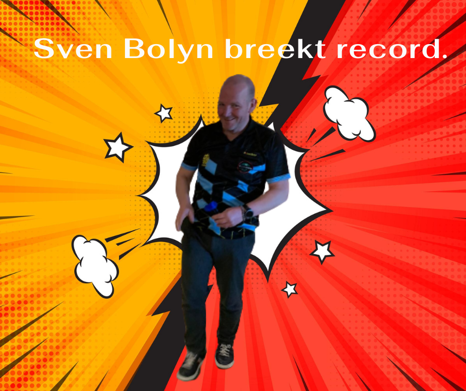 Sven Bolyn breekt record seizoen 2021 en behaald 1069 punten in onze Darts Challenge 1800 2.0