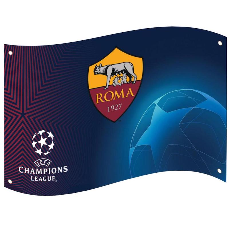 AS Roma Vlag Champions League Logo 