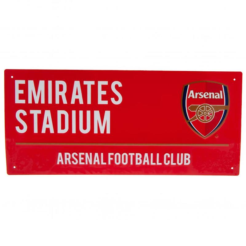 Arsenal Street Sign Red 