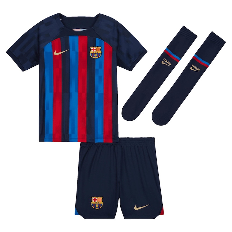Barcelona Home Football Kit Kids 22/23 - Nike 