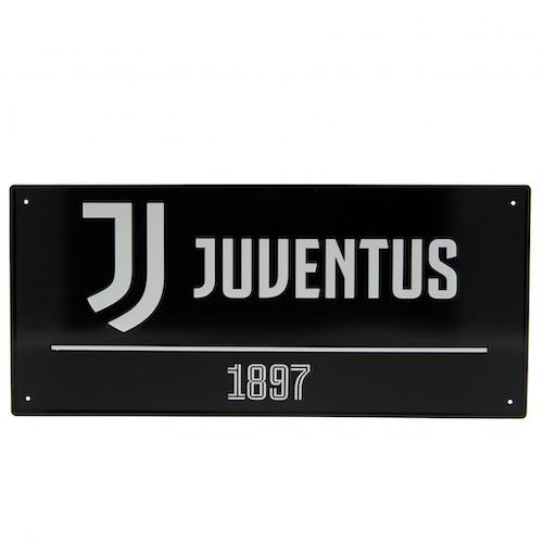 Juventus Street Sign Black 