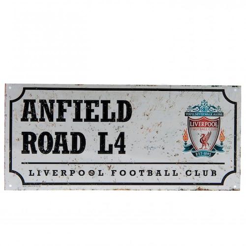 Liverpool Street Sign Retro 