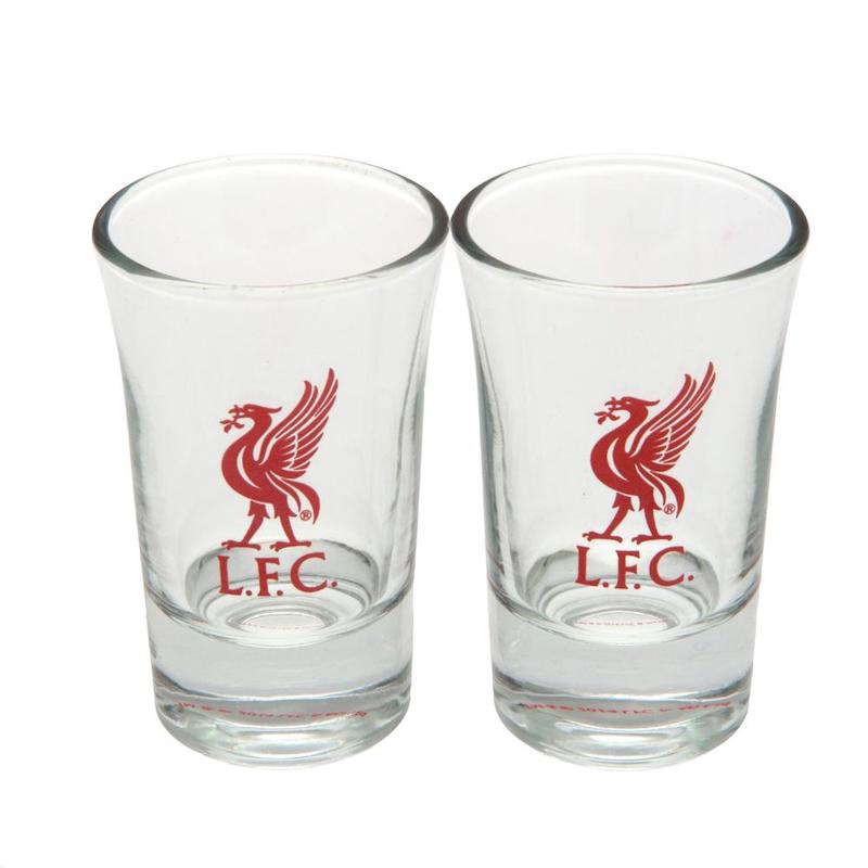 Liverpool 2 Pack Shot Glass Set 