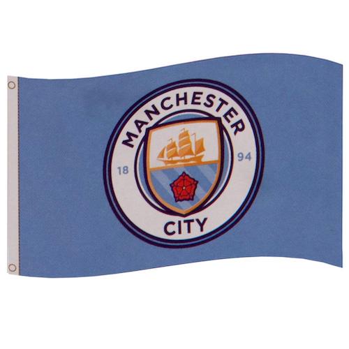 Manchester City Vlag Core Crest WH 