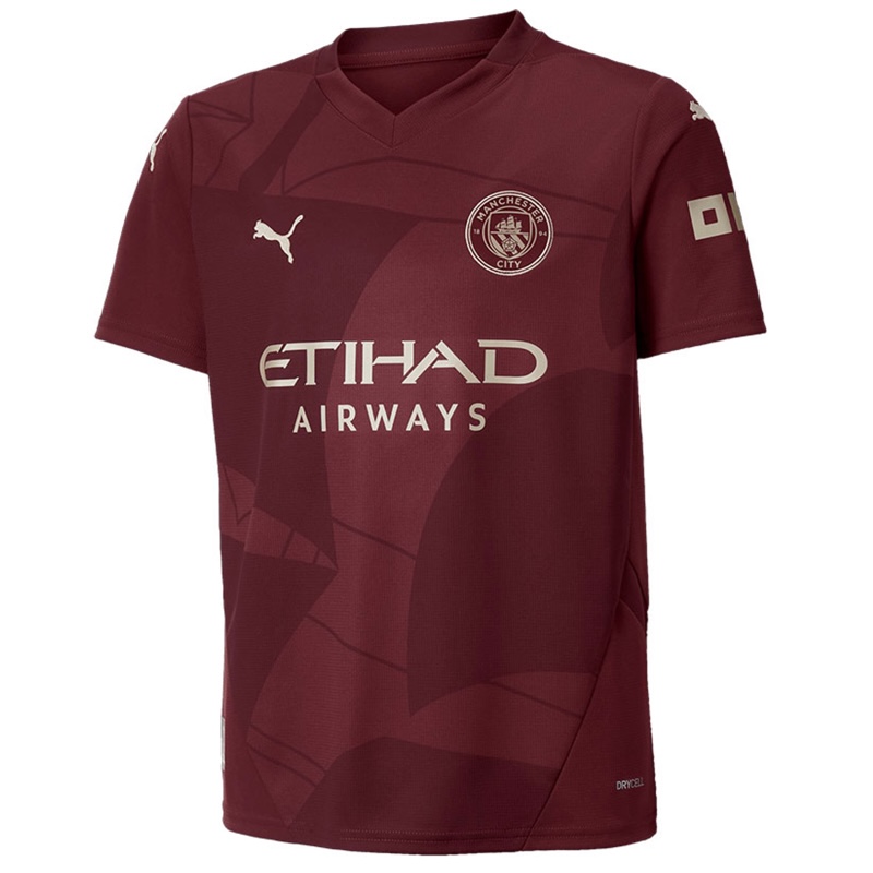 Manchester City Third Shirt 24/25 - Dark Jasper - Kids - Puma 