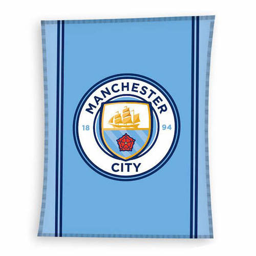 Manchester City Fleece Plaid Large Crest 