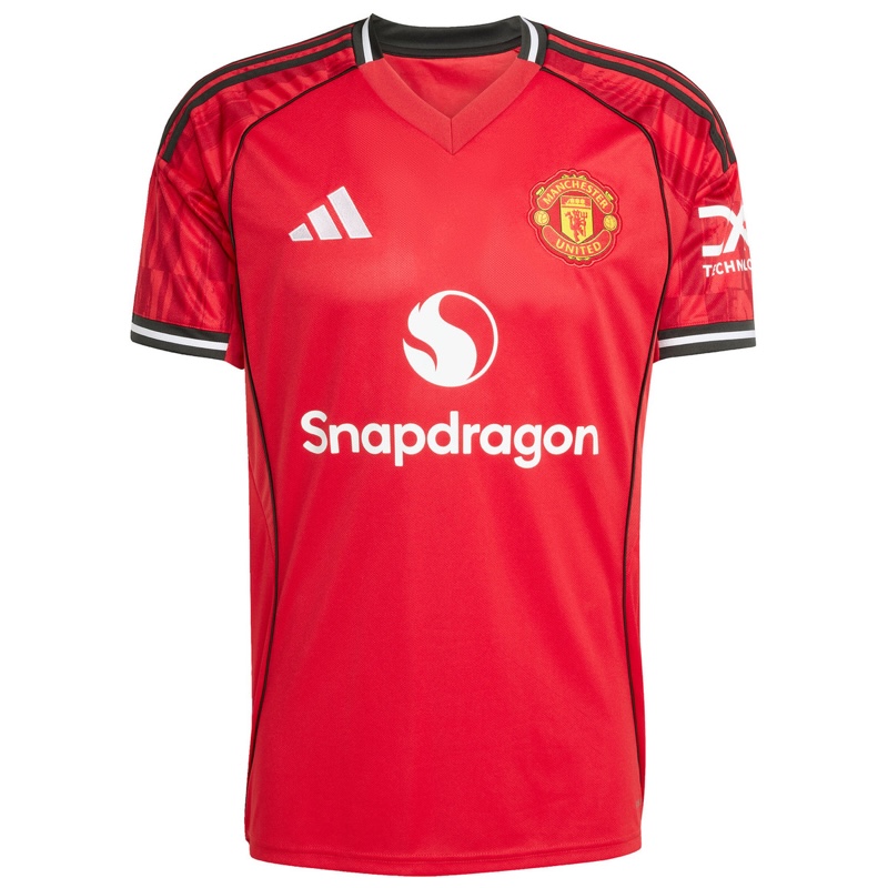 Manchester United Home Shirt 25/26 - rood/zwart/wit - Adults - Adidas 