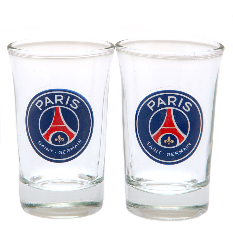 Paris Saint Germain 2 Pack Shot Glass Set 