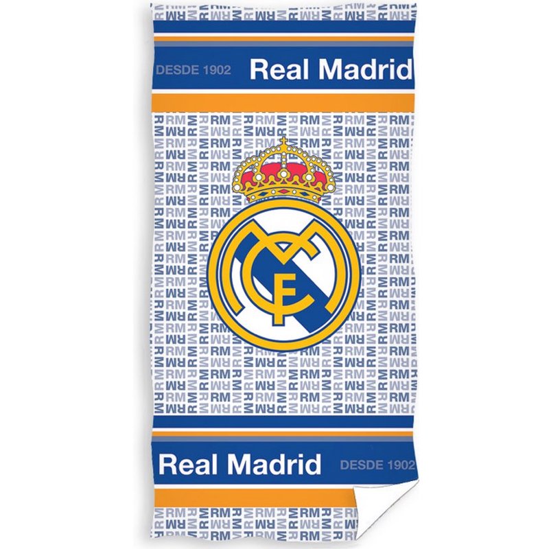 Real Madrid Handdoek RM - 70x140cm - Polyester 
