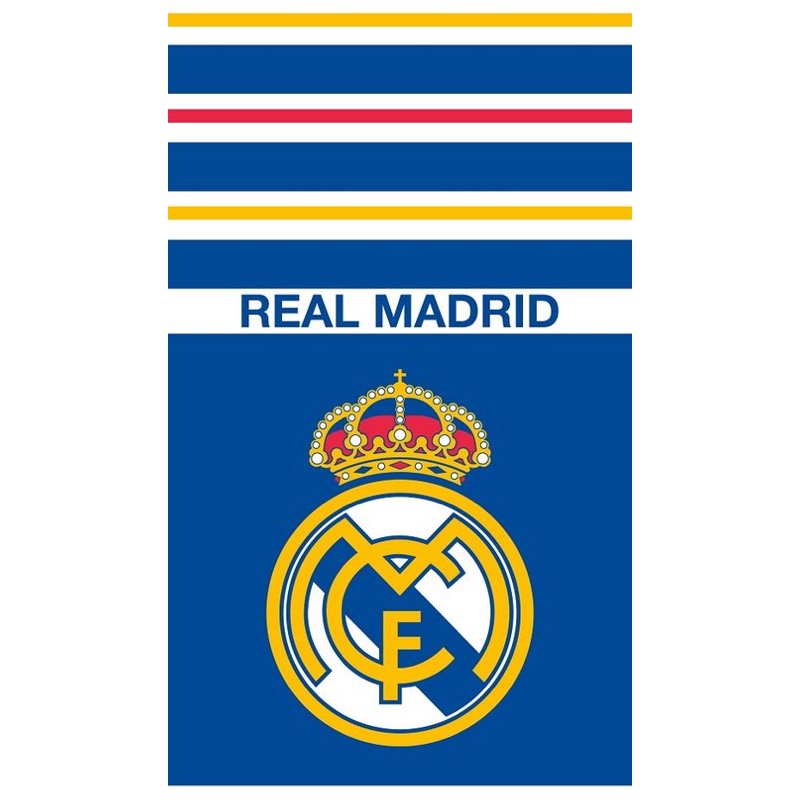 Real Madrid Strandlaken Stripes - 70x140cm - Polyester 