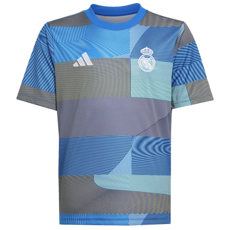 Real Madrid Pre-Match Shirt Blue - 25/26 - Adidas - Kids 