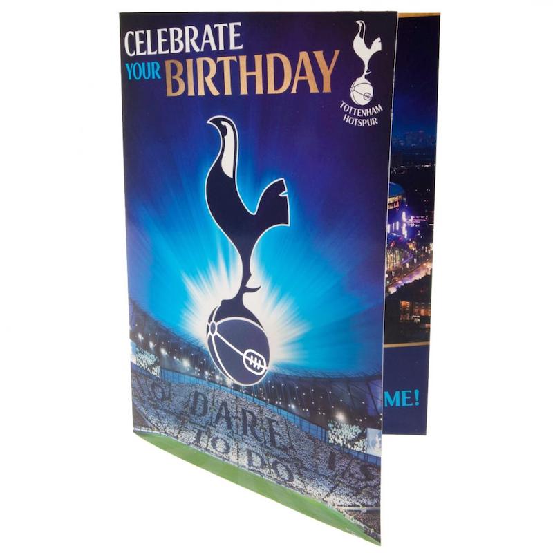 Tottenham Hotspur Musical Birthday Card 