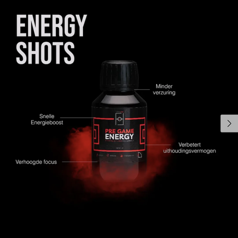 Football Fuel - Pre Game Energy Shots - Pineapple Flavored 