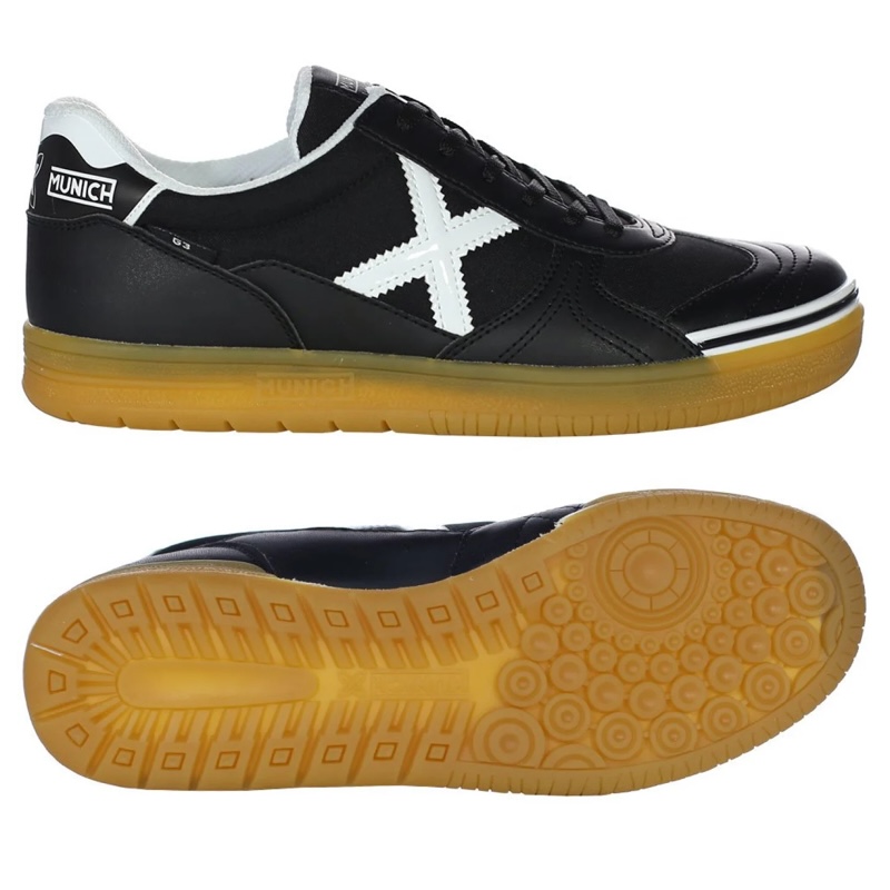 Munich G3 Indoor Zaalvoetbalschoenen - Black/White 
