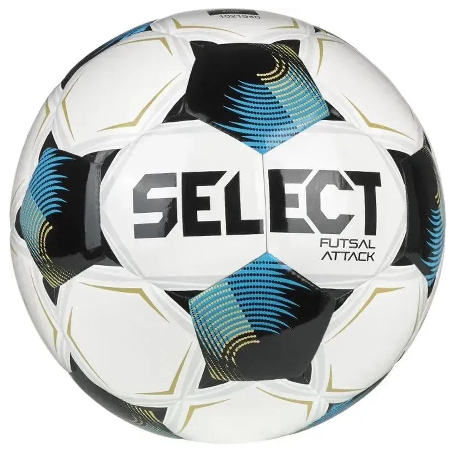 Select Futsal Bal Attack V26 Shiny - White/Blue/Black 