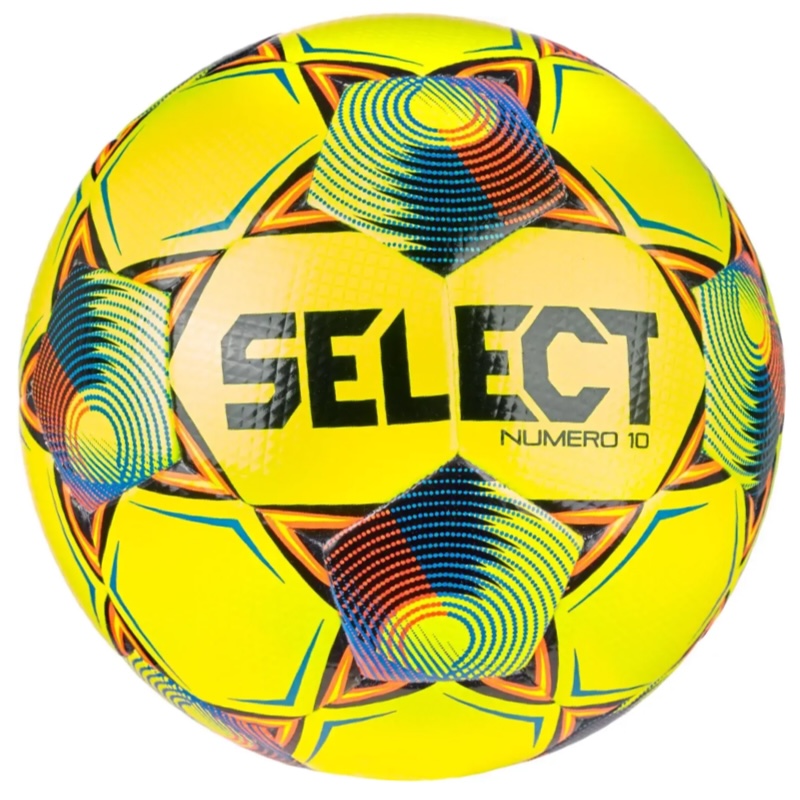 Select Numero 10 V26 – Wedstrijd & Trainingsbal - Fluo Yellow/Orange/Navy 