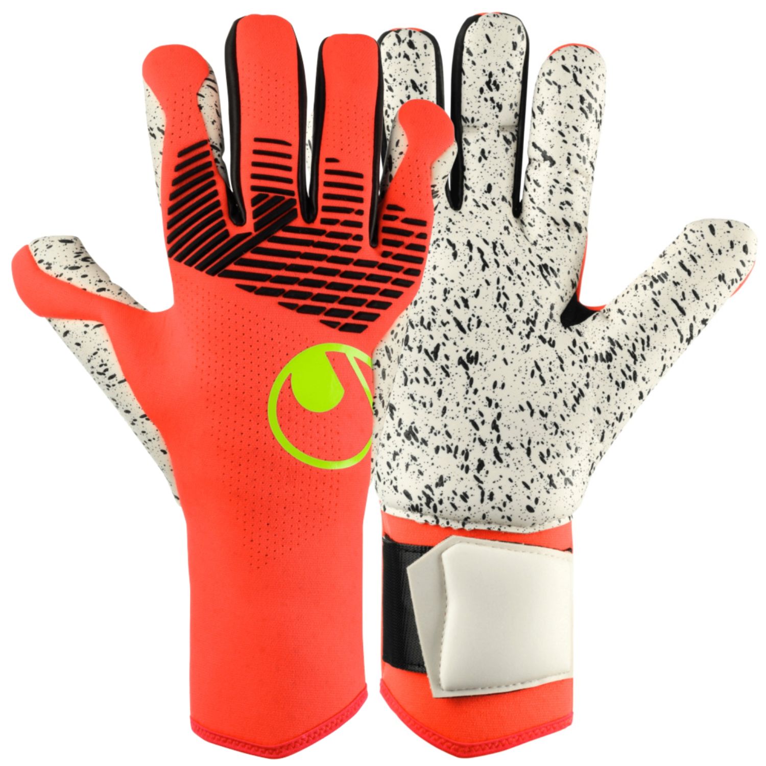 Uhlsport FM ZNE Supergrip+ HN Keepershandschoenen - fluo red/white/fluo yellow 