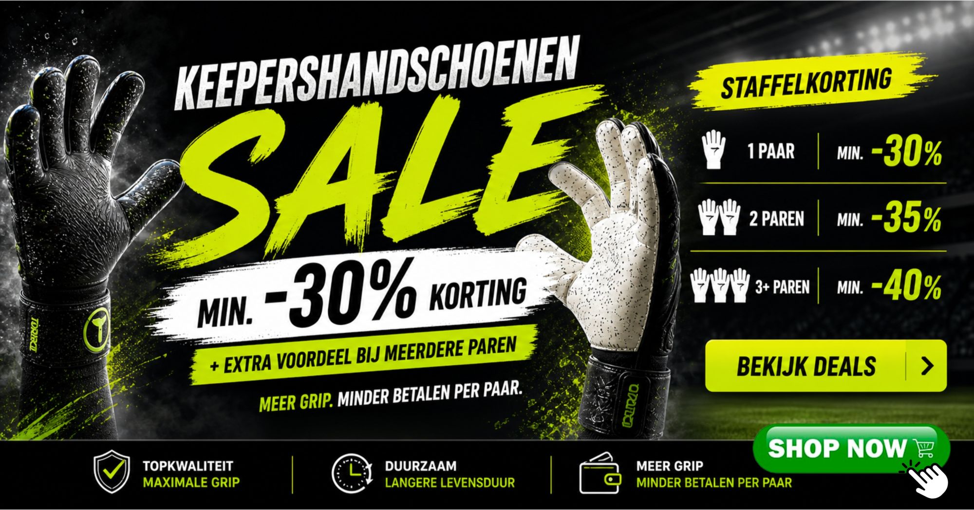 Grijp je kans! vanaf -30% Korting en meer...